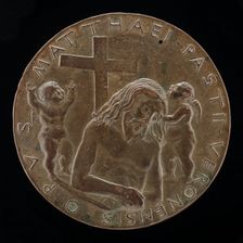 Christ in the Tomb [reverse], 1446/1450. Creator: Matteo di Andrea de Pasti