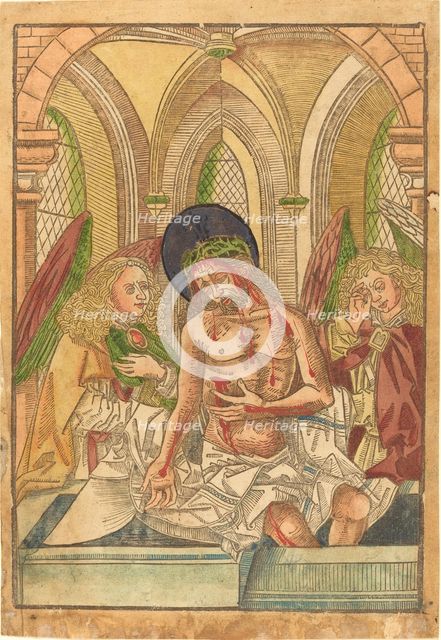 Christ in the Tomb with Two Angels, 1490/1500. Creator: Unknown.