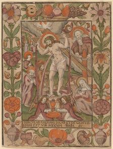 Christ in the Wine Press, 16th century. Creator: Unknown