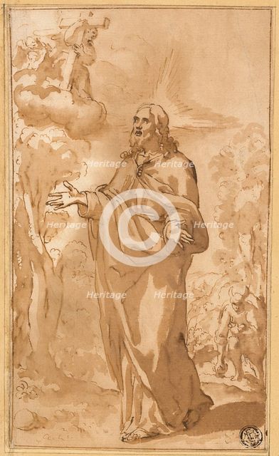 Christ in the Wilderness, n.d. Creators: Juan del Castillo, Bartolomé Esteban Murillo.