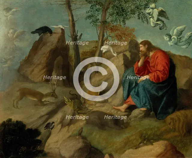 Christ in the Wilderness, ca. 1515-20. Creator: Moretto da Brescia.