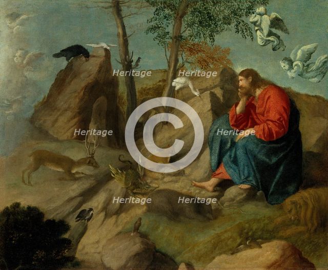Christ in the Wilderness, ca. 1515-20. Creator: Moretto da Brescia.