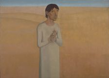 Christ in the desert, 1939. Creator: Van de Woestyne, Gustave (1881-1947)
