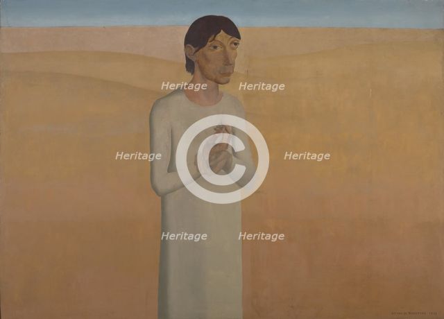 Christ in the desert, 1939. Creator: Van de Woestyne, Gustave (1881-1947).