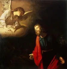 Christ in the Garden of Gethsemane (The Agony in the Garden), 1617. Creator: Gerrit van Honthorst