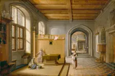 Christ in the House of Martha and Mary, 1620. Creator: Hendrik van Steenwyck