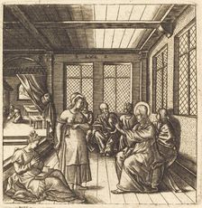 Christ in the House of Mary and Martha, probably c. 1576/1580. Creator: Leonard Gaultier