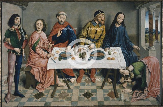 Christ in the House of Simon the Pharisee, c. 1490. Creator: Bouts, Aelbrecht (1451/54-1549).