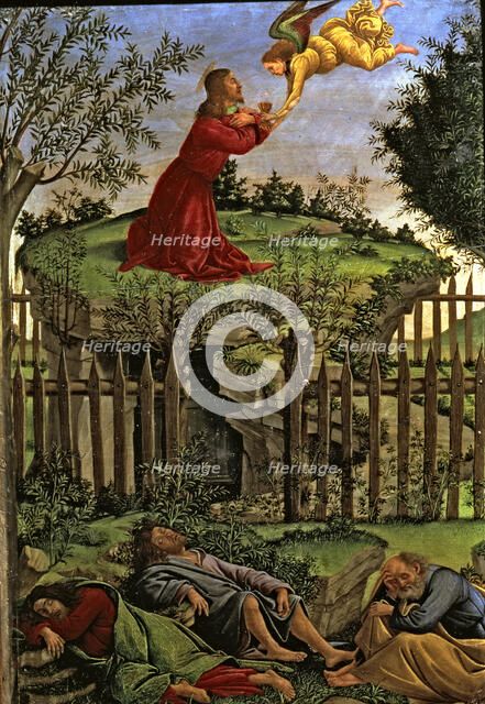 Christ in the Mount of Olives', by Sandro Botticelli.