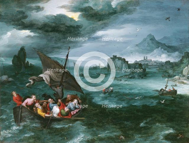 Christ in the Storm on the Sea of Galilee, 1596. Creator: Jan Brueghel the Elder.
