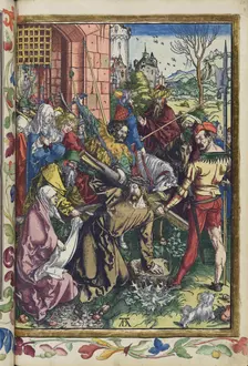 Christ is led to crucifixion. From the Great Passion (Passio domini nostri Jesu), 1511. Creator: Dürer, Albrecht (1471-1528)