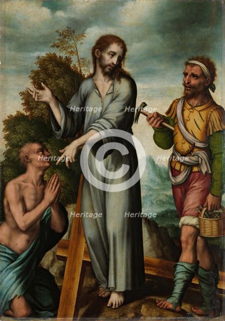 Christ Justifying his Passion, c1565. Creator: Luis de Morales.