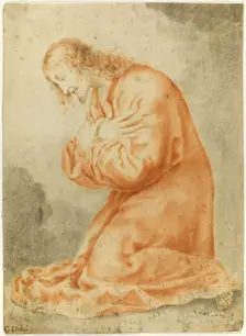 Christ Kneeling, n.d. Creator: Unknown