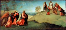 Christ Leading the Apostles to Mount Tabor 1512. Artist: Lorenzo Lotto