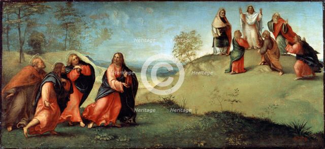 'Christ Leading the Apostles to Mount Tabor', 1512.  Artist: Lorenzo Lotto