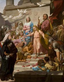 Christ Leaving the Temple, c1870. Creator: Feliks Szynalewski