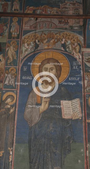 Christ Pantocrator, ca 1350. Artist: Anonymous  