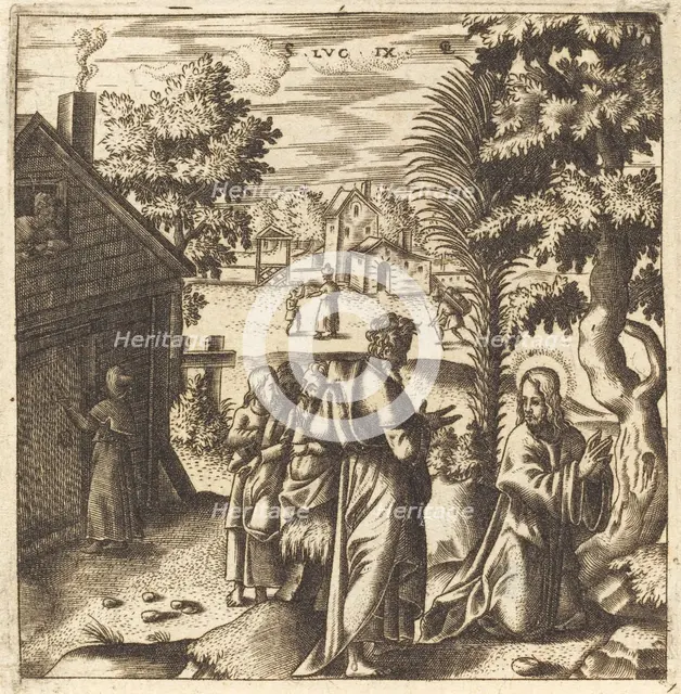 Christ Praying, probably c. 1576/1580. Creator: Leonard Gaultier.