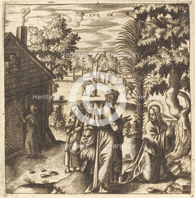 Christ Praying, probably c. 1576/1580. Creator: Leonard Gaultier.