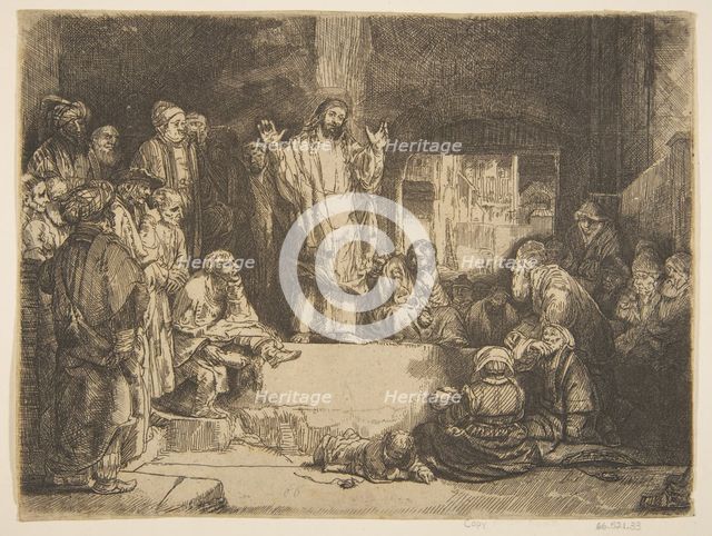 Christ Preaching (La Petite Tombe) (copy).n.d. Creator: Unknown.