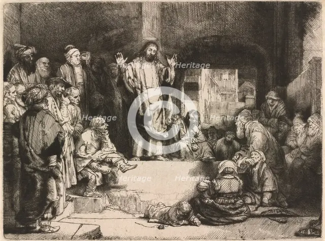 Christ Preaching (La petite Tombe), c. 1652. Creator: Unknown.