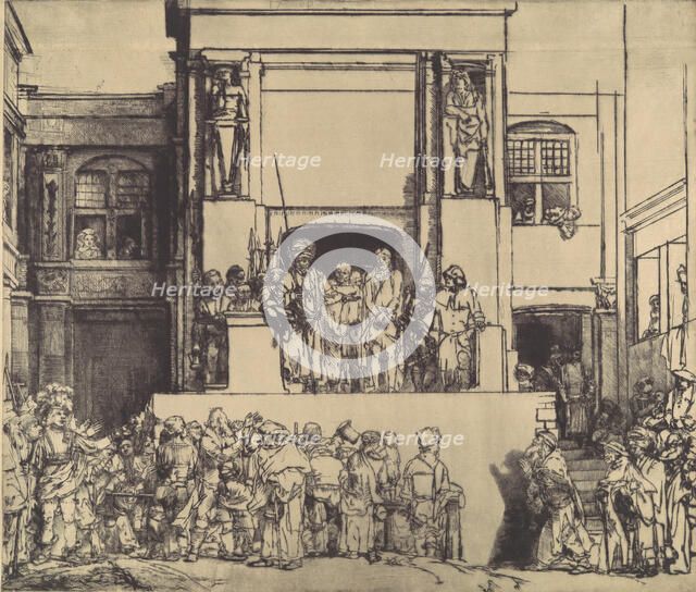 Christ Presented to the People, 1655., 1655. Creator: Rembrandt Harmensz van Rijn.
