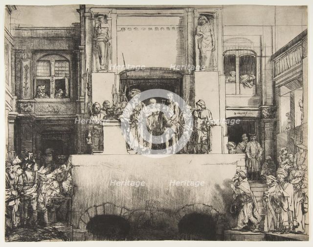 Christ Presented to the People, 1655. Creator: Rembrandt Harmensz van Rijn.