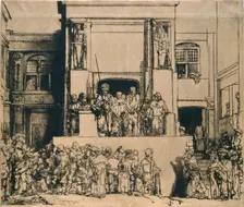 Christ presented to the people: oblong plate, 1655. Artist: Rembrandt Harmensz van Rijn