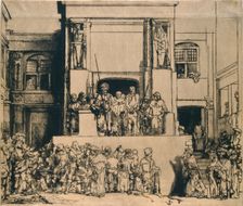 Christ presented to the people: oblong plate, 1655. Artist: Rembrandt Harmensz van Rijn