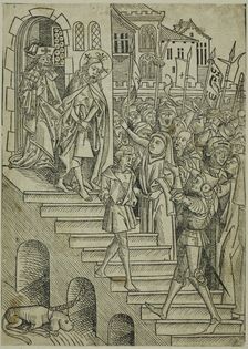 Christ Presented to the People, page 73 from the Treasury (Schatzbehalter), 1491. Creator: Michael Wolgemut