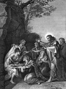 Christ raising Lazarus, 1814