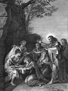 Christ raising Lazarus, 1814