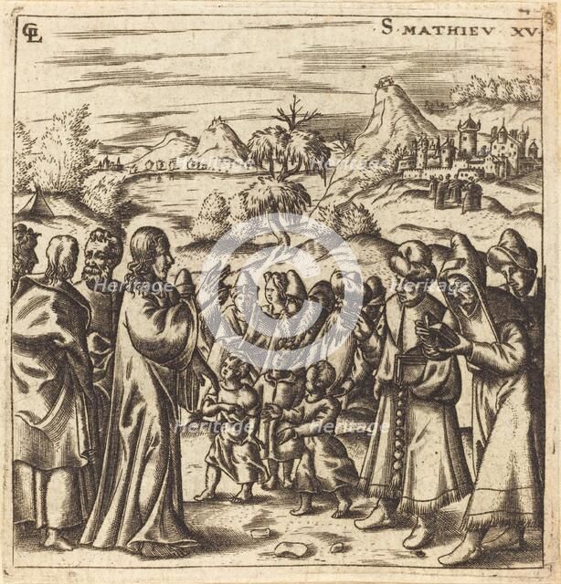 Christ Rebukes the Scribes and Pharisees, probably c. 1576/1580. Creator: Leonard Gaultier.