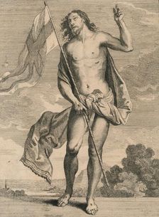 Christ resurrected, mid 17th century. Creator: Remoldus Eynhoudts