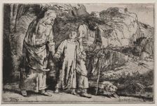 Christ Returning from the Temple with His Parents, 1654. Creator: Rembrandt van Rijn (Dutch, 1606-1669)