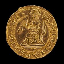 Christ Rising from the Tomb Holding a Banner [reverse], 15th century. Creator: Unknown