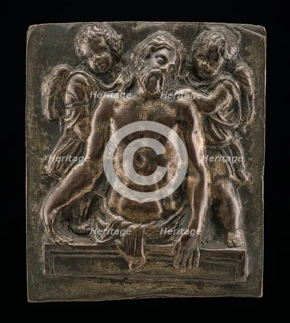 Christ's Body Held by Two Angels, 15th century. Creator: Unknown.