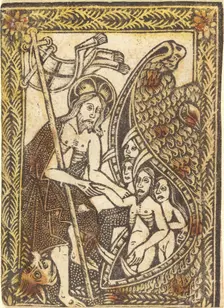 Christ's Descent in Limbo, 1460/1480. Creator: Master of the Borders with the Four Fathers of the Church