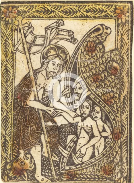 Christ's Descent in Limbo, 1460/1480. Creator: Master of the Borders with the Four Fathers of the Church.