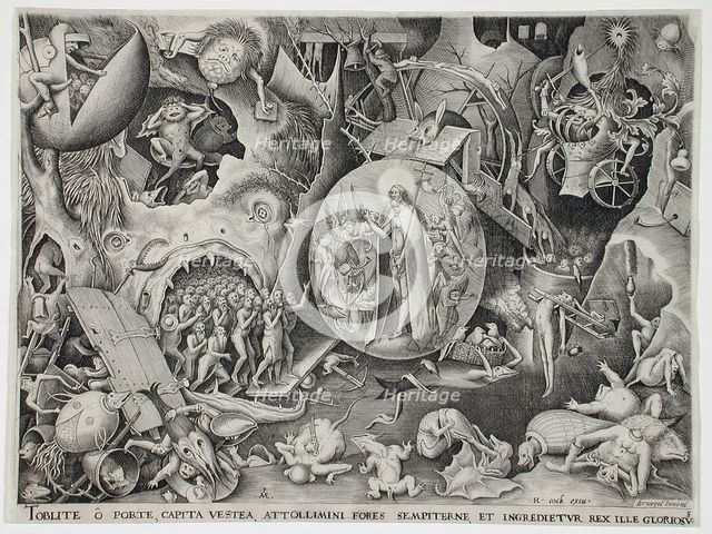 Christ's Descent into Limbo, c1561. Creator: Pieter van der Heyden.