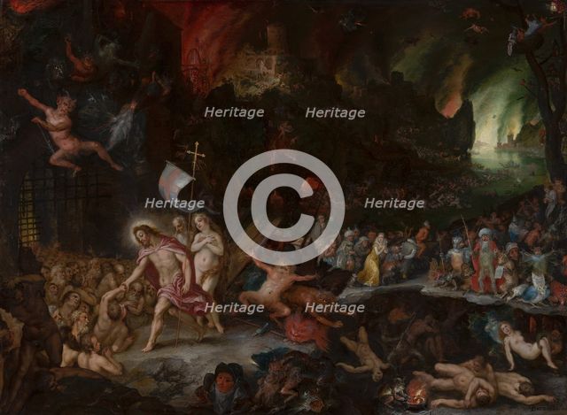 Christ's Descent into Limbo. Creators: Jan Brueghel the Elder, Johannes Rottenhammer the elder.