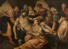 Christ's Entombment, 1565. Creator: Lambert van Noort