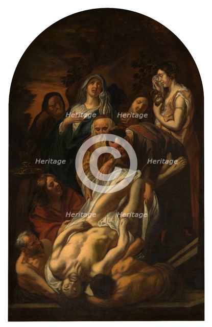 Christ's Entombment, 1665. Creator: Ambrosius Francken I.