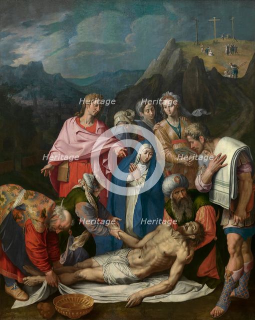 Christ's Entombment, c1570-1590s. Creator: Ambrosius Francken I.