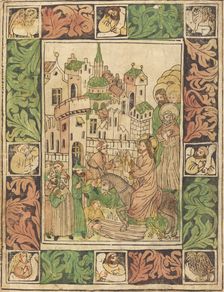 Christ's Entry into Jerusalem, c. 1450. Creator: Unknown