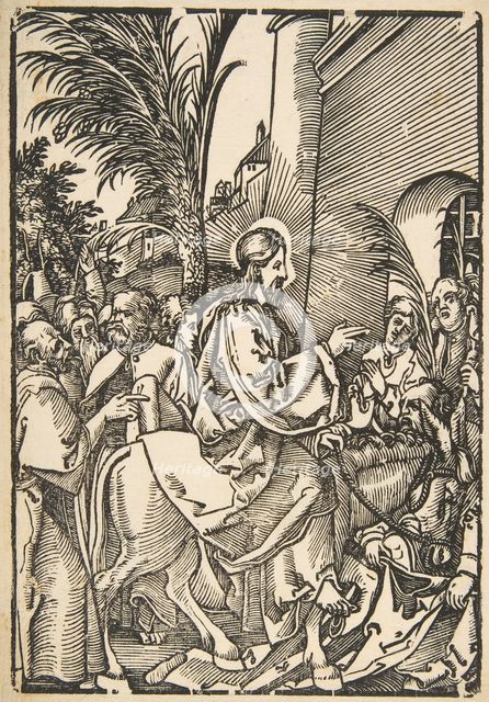 Christ's Entry into Jerusalem, from The Small Passion (copy).n.d. Creator: Unknown.