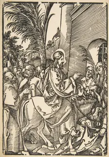 Christ's Entry into Jerusalem, from The Small Passion (copy).n.d. Creator: Unknown