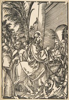 Christ's Entry into Jerusalem, from The Small Passion (copy).n.d. Creator: Unknown