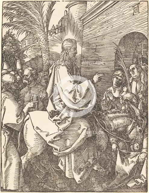 Christ's Entry into Jerusalem, probably c. 1509/1510. Creator: Albrecht Durer.