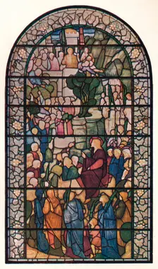 Christ's Entry Into Jerusalem, Window in the Church of St. Peter, Vere Street, London c1883. Artist: Sir Edward Coley Burne-Jones